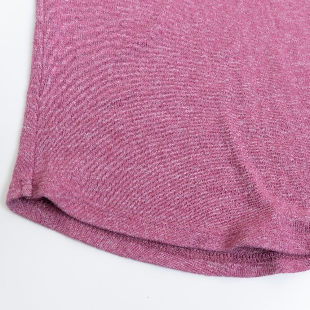 Abercrombie & Fitch Long Sleeve Henley Pink Y2K Embroidered Logo XS - Picture 9 of 11
